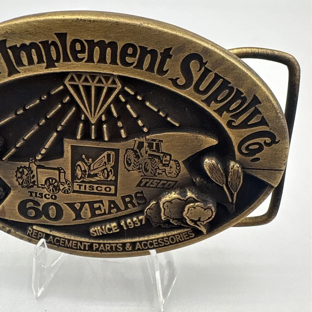 TISCO 60 Years Anniversary Belt Buckle 1997 Vintage Series Limited Edition #1162